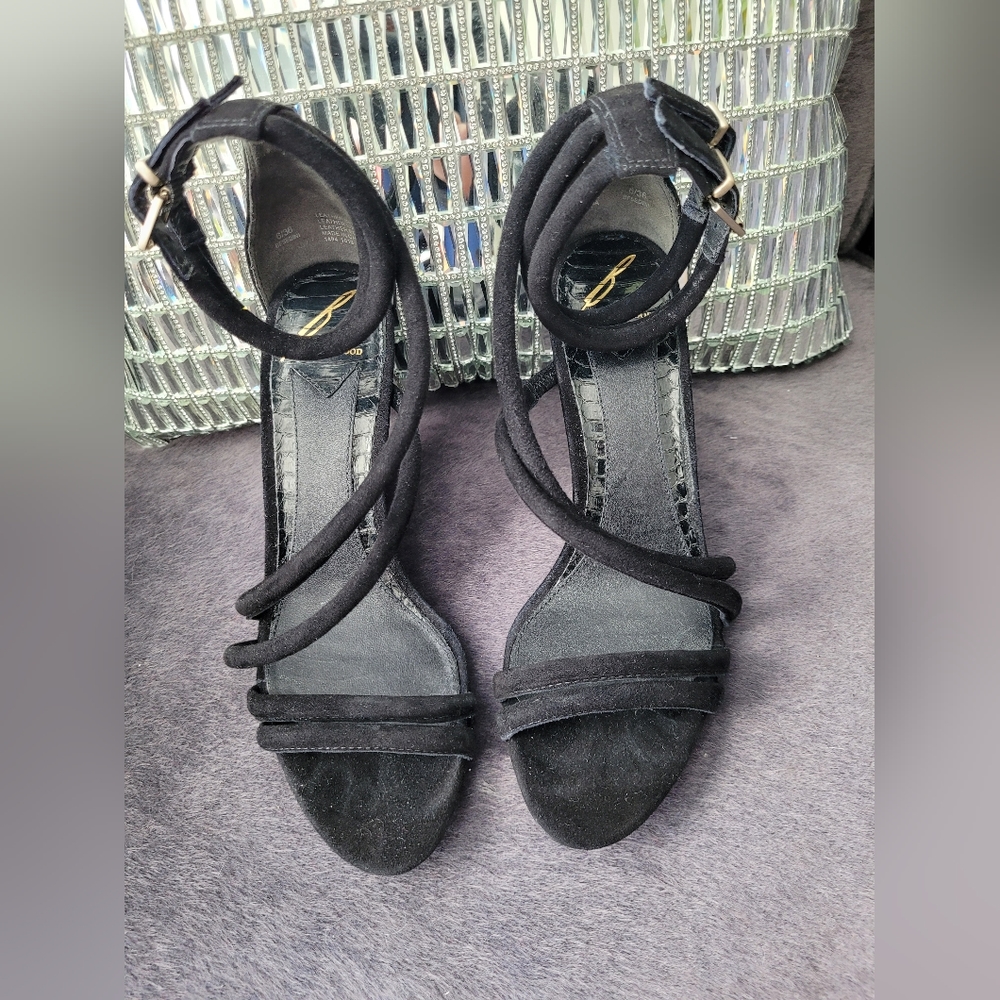 Sexy Strappy Black Wedges by Brain Atwood
